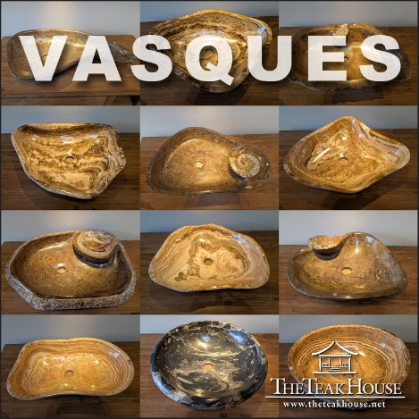 Stone sinks, vasques en pierre naturelle